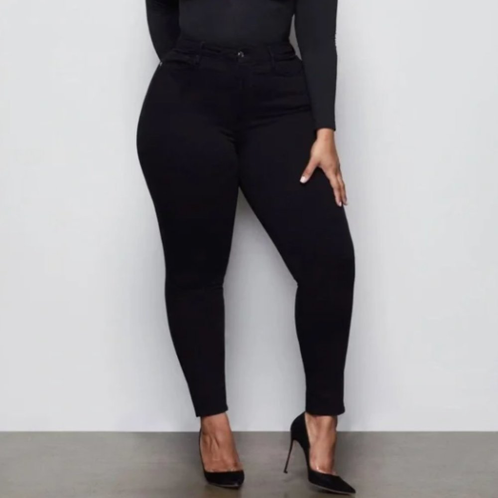 Good American GOOD LEGS Black Size 16 NWT